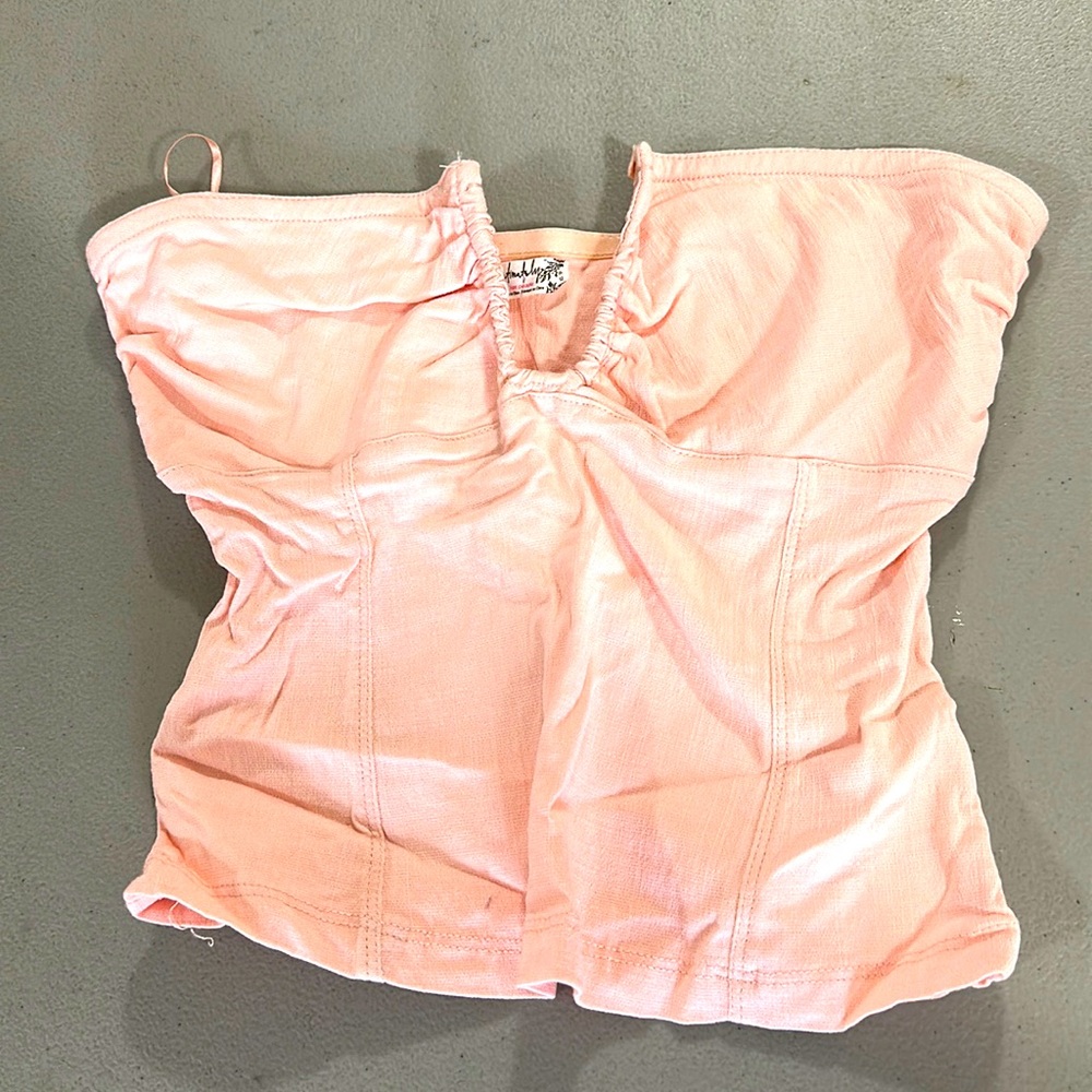 NWT Free People “Intimately” Crop Top in “Peach Mist” 💖